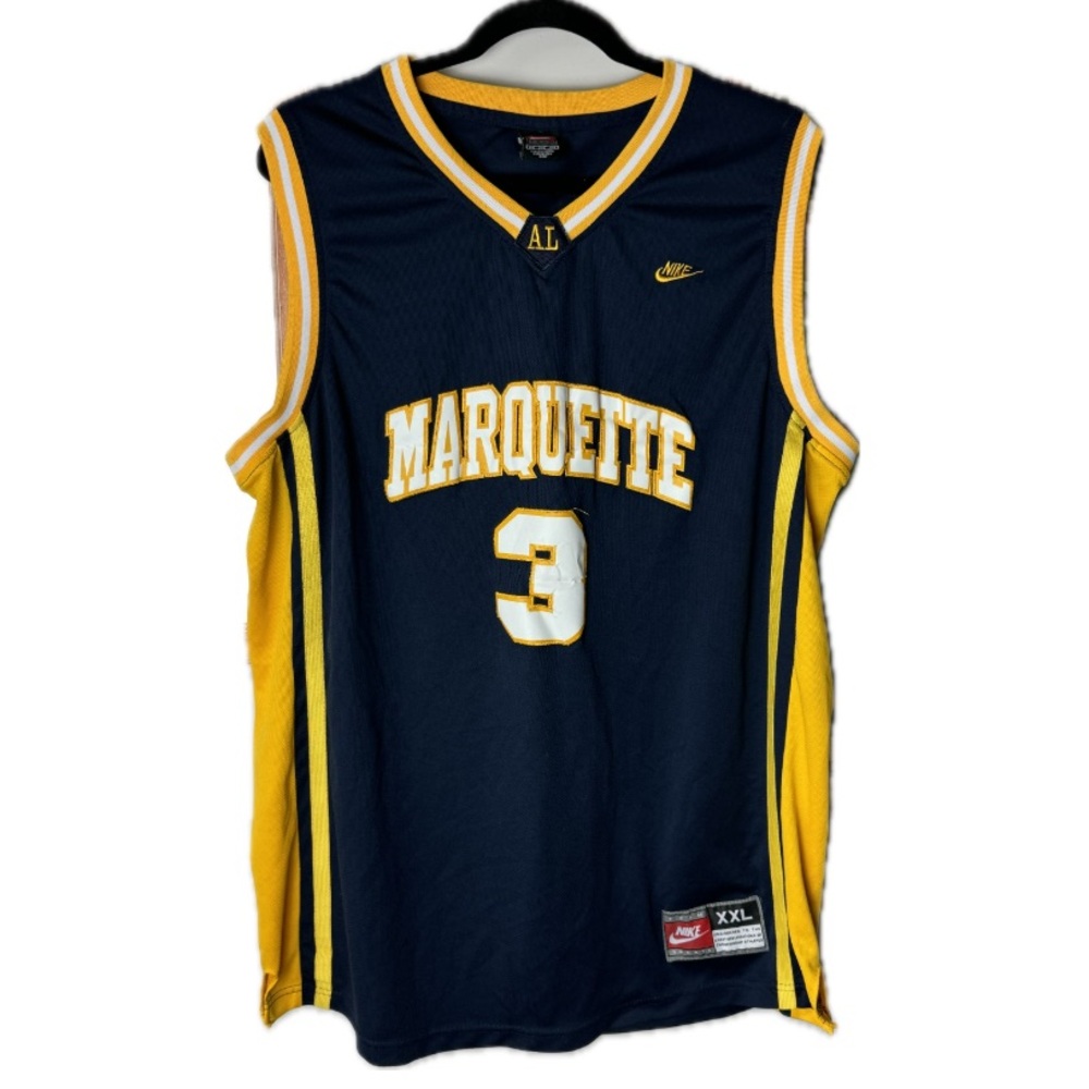 Nike Teams Marquette Dwayne Wade Basketball Jersey sz XXL